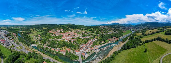 Saint-Lizier France vue d’en haut