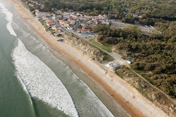 Longeville sur Mer en France.
