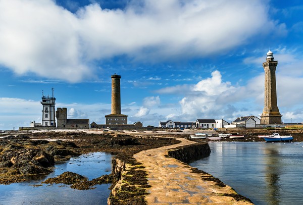 Phare d’Eckmühl : Phare d’Eckmüehl à Penmarch en Bretagne, France