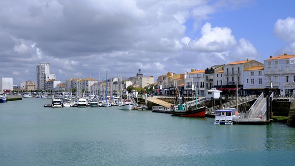 Port de les sables d’Olonne en France