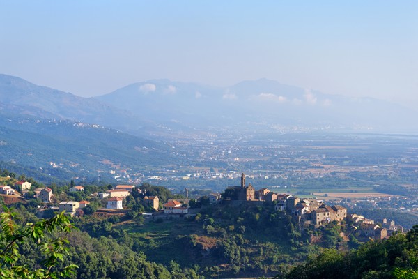 Village de Sorbo-Ocagnano en Corse