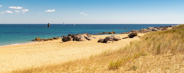 Yeu île en France, plage