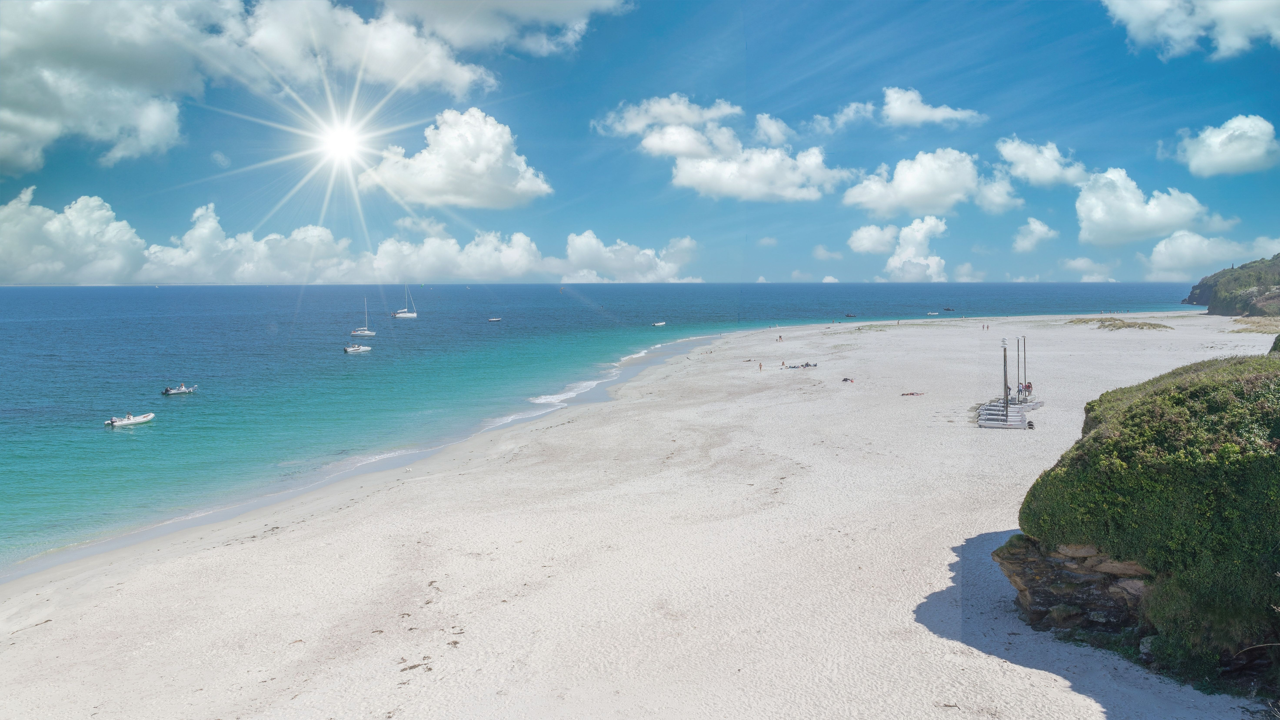 Plage sur l'ile de Groix