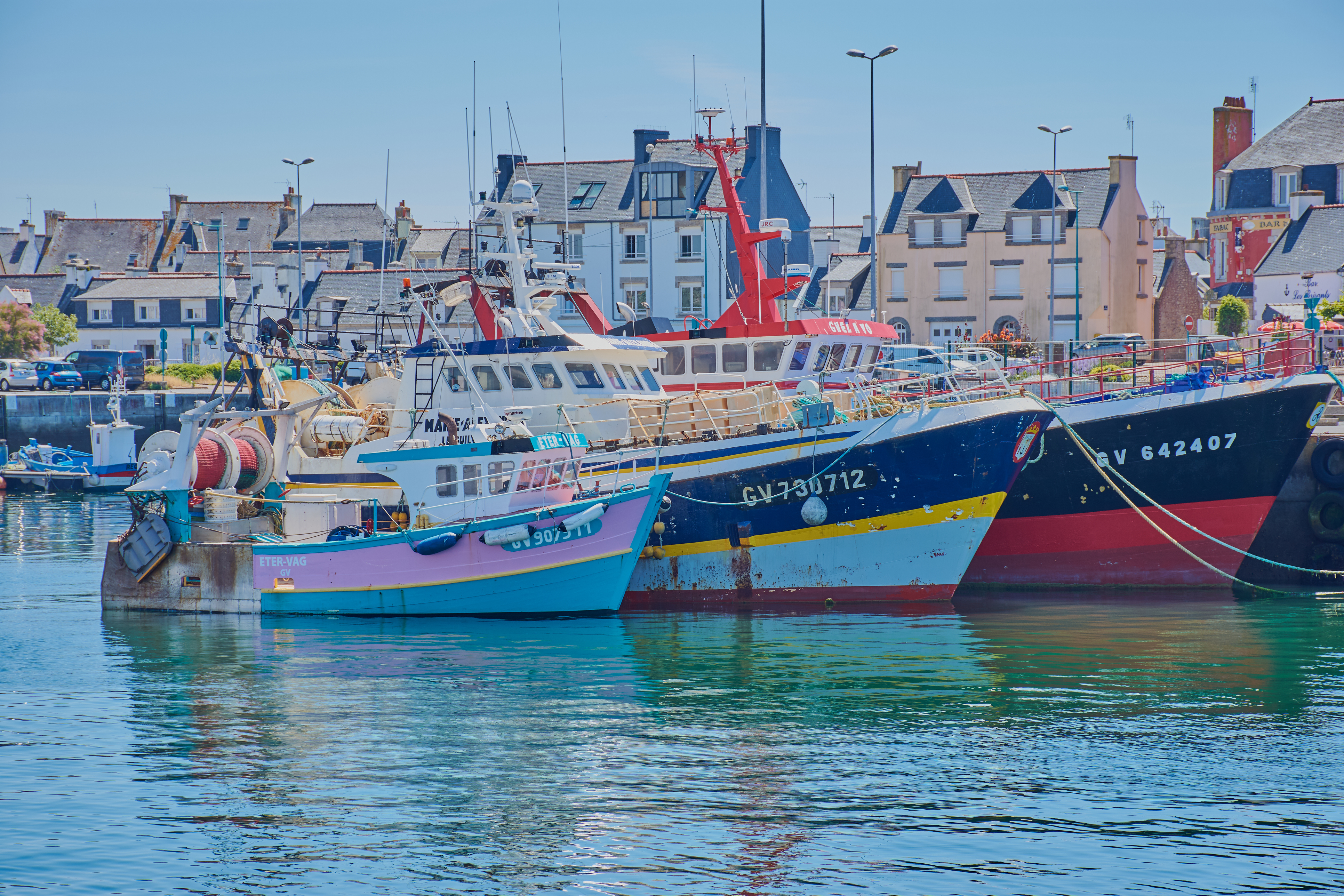 Bateaux dans le port de Guilvinec